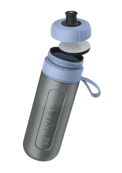 Bình lọc nước BRITA Active Dark Blue 600ml (có sẵn 2 đĩa lọc Micro Disc)