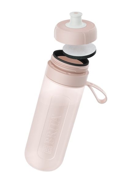 Bình lọc nước BRITA Active Mauve-Rose 600ml (có sẵn 2 đĩa lọc Micro Disc)