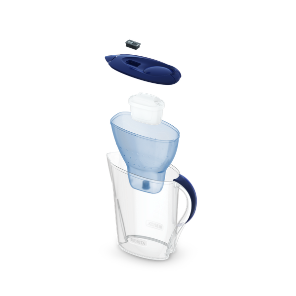 Bình lọc nước BRITA Marella Cool Blue 2.4L (có sẵn 1 lõi lọc Maxtra Plus 100L)