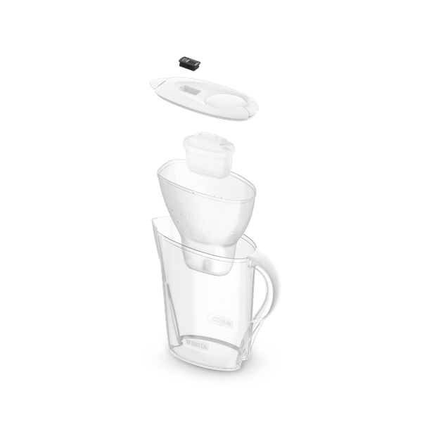 Bình lọc nước BRITA Marella Cool White 2.4L (có sẵn 1 lõi lọc Maxtra Pro 150L)