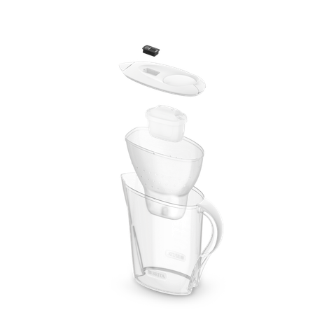 Bình lọc nước BRITA Marella Cool White 2.4L (có sẵn 1 lõi lọc Maxtra Pro 150L)