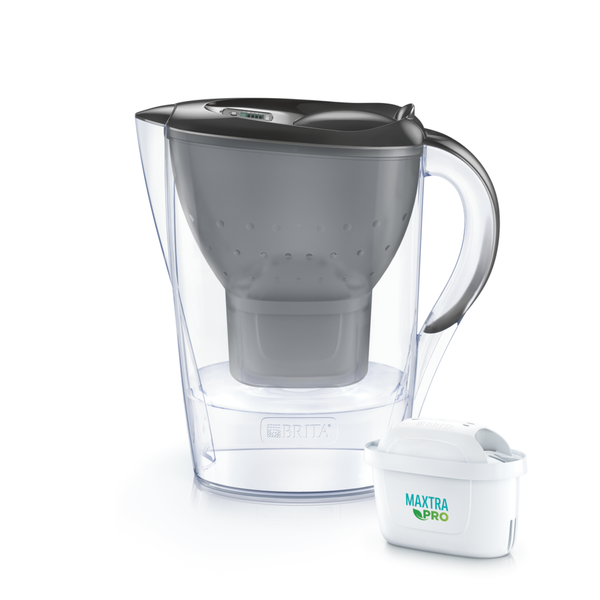 Bình lọc nước BRITA Marella Cool Graphite 2.4L (có sẵn 1 lõi lọc Maxtra Pro 150L)
