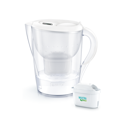 Bình lọc nước BRITA Marella XL White 3.5L (có sẵn 1 lõi lọc Maxtra Pro 150L)