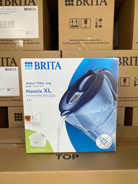 Bình lọc nước BRITA Marella XL BLUE 3.5L (có sẵn 1 lõi lọc Maxtra Pro) - Thương hiệu đến từ Đức