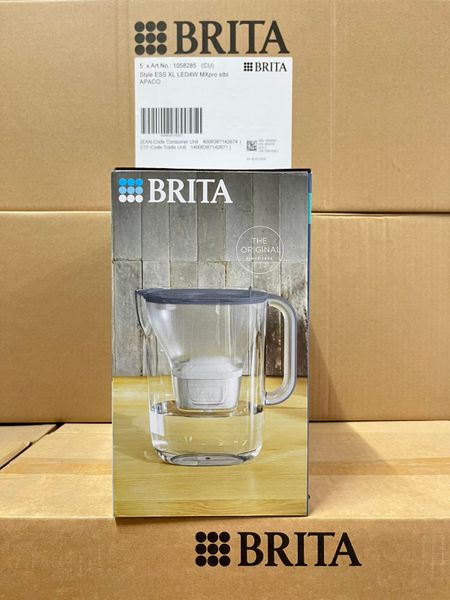 Bình lọc nước BRITA Style Essential XL Stone Blue 3.6L (có sẵn 1 lõi lọc Maxtra Pro 150L)