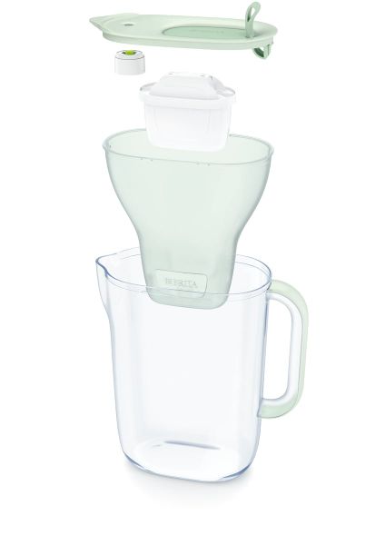 Bình lọc nước BRITA Style Eco Sea Green 2.4L (có sẵn 3 lõi Maxtra Pro 150L)