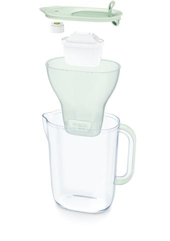 Bình lọc nước BRITA Style Eco Sea Green 2.4L (có sẵn 3 lõi Maxtra Pro 150L)