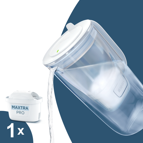 Bình lọc nước BRITA thủy tinh Glass Jug One 2.5L (có sẵn 1 lõi Maxtra Pro)