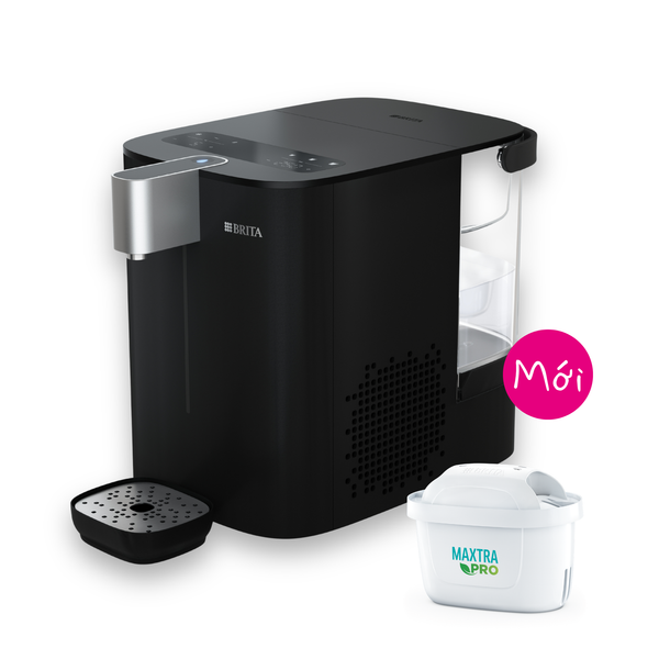 Bình lọc nước nóng lạnh BRITA YOURCE Cool Black 5.3L (có sẵn 1 lõi lọc Maxtra Pro 150L)