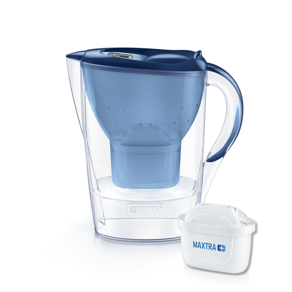 Bình lọc nước BRITA Marella Cool Blue 2.4L (có sẵn 1 lõi lọc Maxtra Plus 100L)