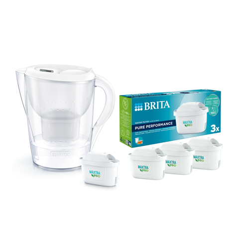 Combo Bình lọc nước BRITA Marella XL 3.5L + Hộp 3 lõi lọc BRITA Maxtra Pro