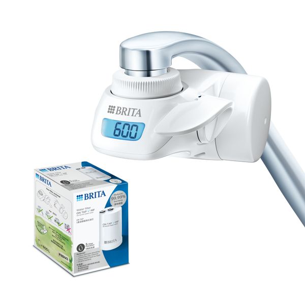 Combo Thiết bị lọc nước tại vòi BRITA On Tap Pro + Hộp 1 lõi lọc On Tap V-MF 600L