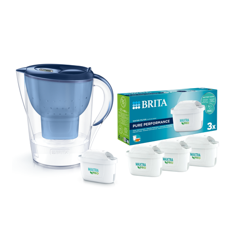 Combo Bình lọc nước BRITA Marella XL 3.5L + Hộp 3 lõi lọc BRITA Maxtra Pro