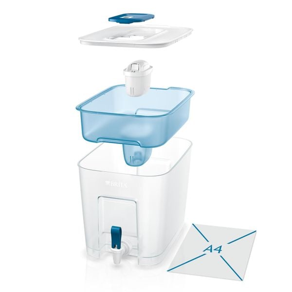 Bình lọc nước BRITA Flow 8.2L (có sẵn 1 lõi lọc Maxtra Pro 150L)