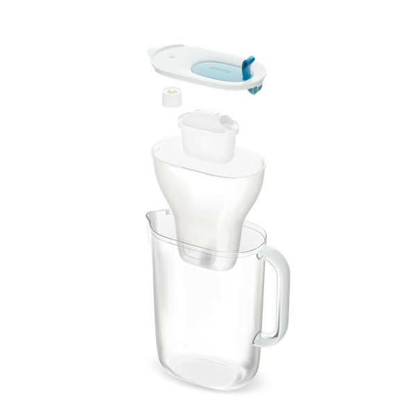 Bình lọc nước BRITA Style Blue 2.4L (có sẵn 1 lõi lọc Maxtra Pro & SmartLight) - No box