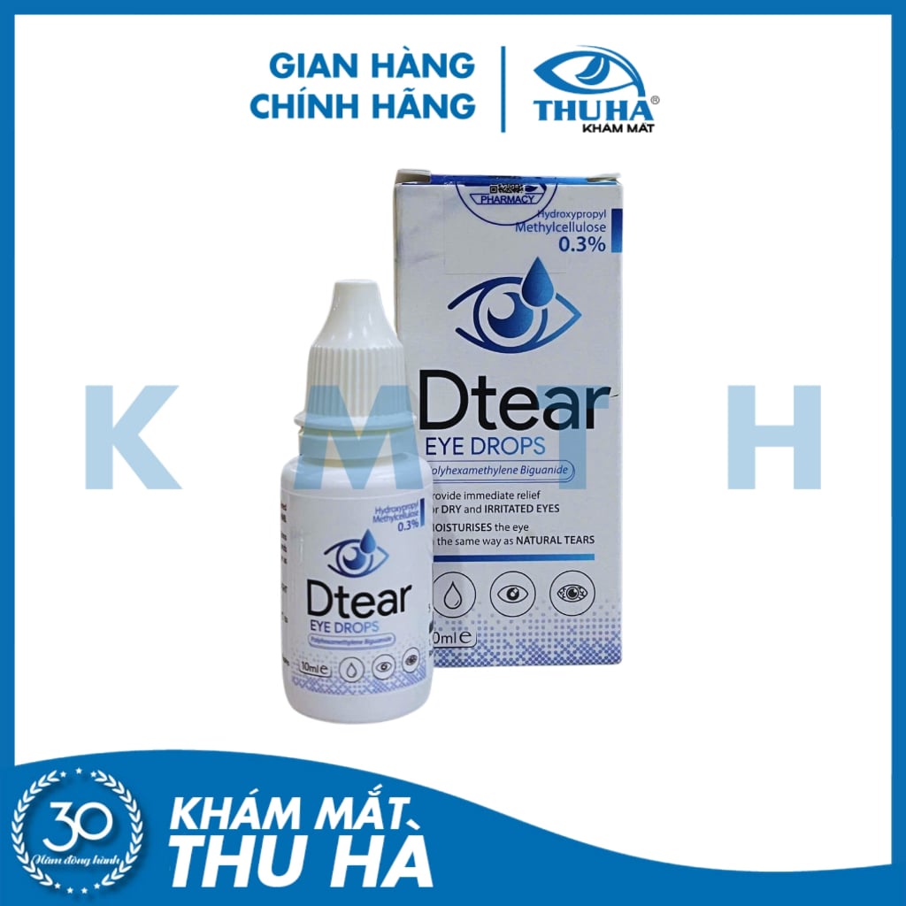 Dtear Eye Drops - Dung dịch nhãn khoa Anh Quốc - Lọ 10ml
