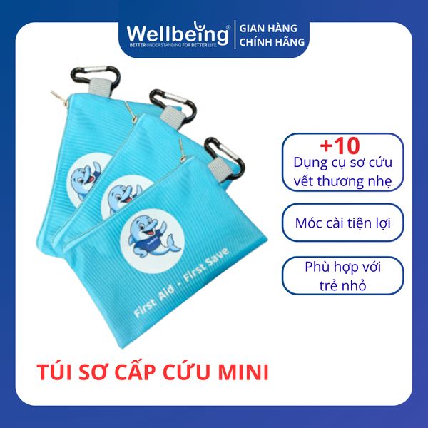 Túi Sơ Cứu Mini Cho Bé & Gia Đình Kèm Móc Treo - Wellbeing