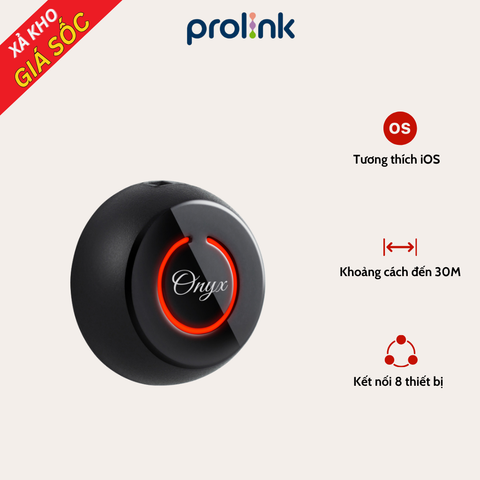 Remote Chụp Hình Prolink PCR1001 Chính Hãng – Siêu Nhỏ Gọn, Kết Nối 8 Thiết Bị, Giá Rẻ! CHỈ TƯƠNG THÍCH iOS