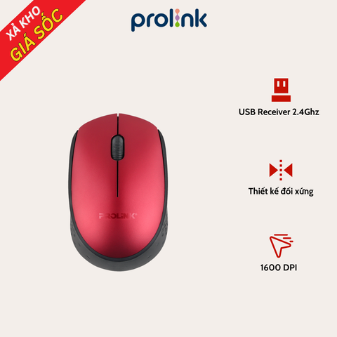 Chuột Quang Không Dây Prolink PMW5008 – Thiết Kế Đối Xứng, Độ Nhạy Cao, Giá Rẻ Chính Hãng