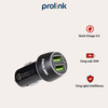 Sạc Ô Tô Prolink PCC23601 – Sạc Nhanh QC 3.0, Thiết Kế Gọn Nhẹ, Giá Tốt