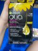[RÁCH VỎ]Thuốc nhuộm tóc Garnier Olia Permanent Hair Colour 1.10 - Black Sapphire (Bill Anh)
