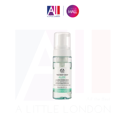 Sữa rửa mặt da nhạy cảm The Body Shop Aloe Calming Foaming Wash 150ml (Bill Anh)