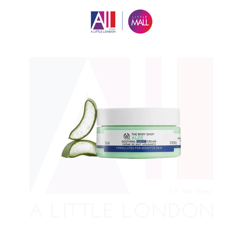 Kem dưỡng đêm da nhạy cảm The Body Shop Aloe Soothing Night Cream 50ml (Bill Anh)