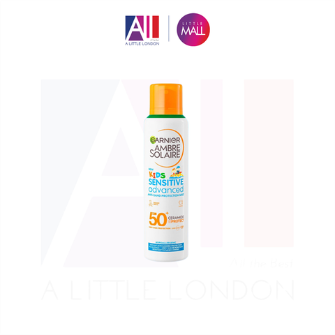 [CẬN DATE] Kem chống nắng cho bé dạng xịt Garnier Ambre Solaire Kids Sensitive Advanced Spray SPF50 150ml T3.27(Bill Anh)