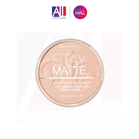 Phấn phủ Rimmel Stay Matte Powder 14g - Pink Blossom (Bill Anh)