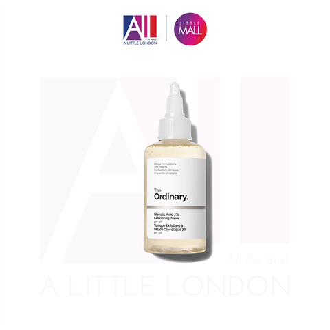 [ ĐẶT TRƯỚC] Nước hoa hồng tẩy da chết AHA The Ordinary Glycolic Acid 7% Exfoliating Toner 100ml (Bill Anh)