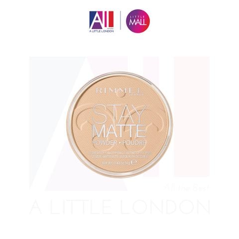 [ĐẶT TRƯỚC] Phấn phủ không màu Rimmel Stay Matte Powder 14g - Transparent (Bill Anh)