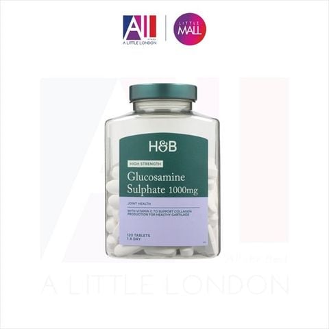 120 Viên uống bổ xương khớp Holland & Barrett Glucosamine Sulphate 1000mg (Bill Anh)