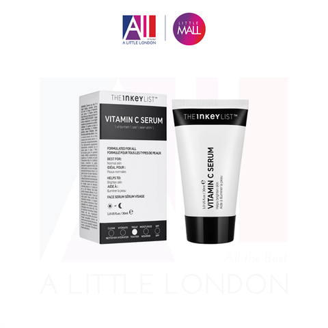 [KHÔNG VỎ]Tinh chất sáng da mờ thâm nám The INKEY List Vitamin C Serum 30ml (Bill Anh)