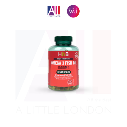 120 Viên dầu cá Holland & Barret Omega 3 Fish Oil 1500mg Active EPA/DHA 375mg (Bill Anh)