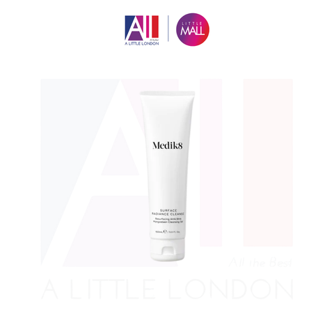 Sữa rửa mặt chứa AHA/BHA Medik8 Surface Radiance Cleanse 150ml (Bill Anh)