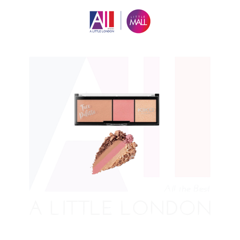 Bảng phấn má và bắt sáng Kiko Face Palette - 02 Special Talent (Bill Anh)