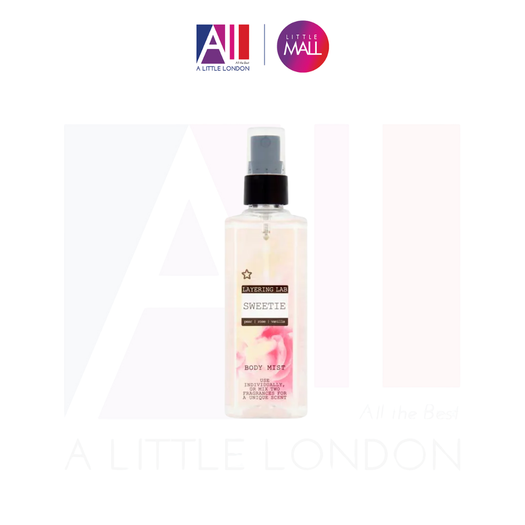 Xịt thơm toàn thân Superdrug Layering Sweetie Body Mist 100ml (Bill An