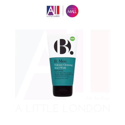 Sữa rửa mặt Superdrug B.Men Volcanic Cleanser 4 In 1 Wash 150ml (Bill Anh)