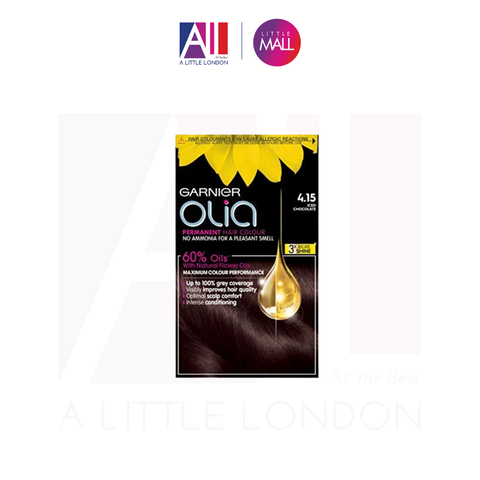 Thuốc nhuộm tóc Garnier Olia Permanent Hair Colour 4.15 Iced Chocolate (Bill Anh)