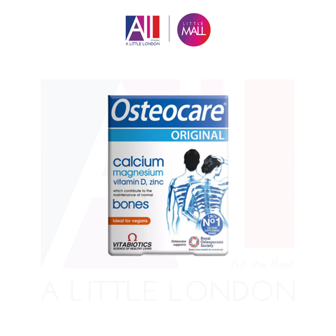 [RÁCH VỎ] 30 Viên Bổ Sung Vitamin Xương Khớp Canxi Magie Vitamin D ZinC Vitabiotics Osteocare Calcium Magnesium Vitamin D, Zinc Rách Vỏ (Bill Anh)