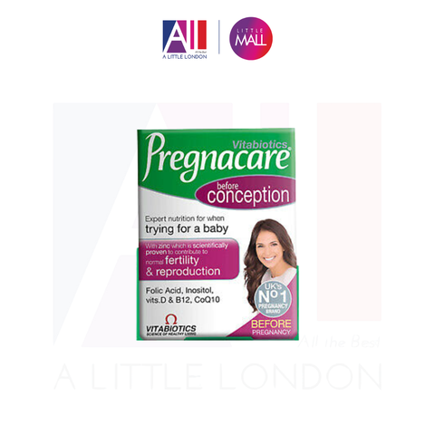 [THANH LÝ] Bổ sung Vitamin trước khi mang thai Vitabiotics Pregnacare Before Conception 30 viên vỏ xấu