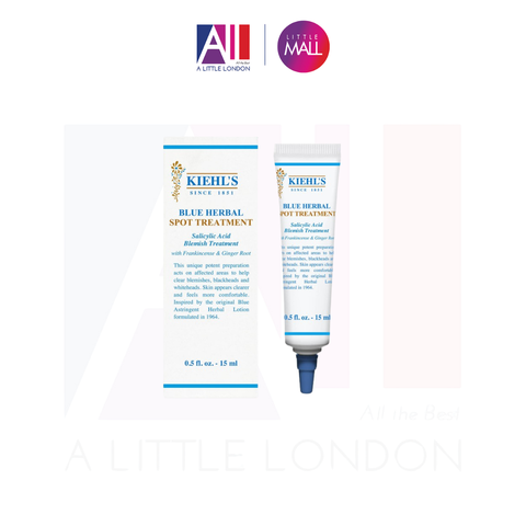 Kem trị mụn Kiehls Blue Herbal Spot Treatment - 15ml (Bill Anh)