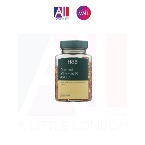 120 viên uống bổ sung Vitamin E Holland & Barrett E 400 I.U (Bill Anh)