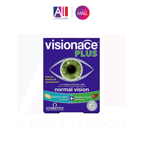 [THIẾU 1 VIÊN] 56 Viên Hỗ Trợ Về Mắt Vitabiotics Visionace Plus Normal Vision (Bill Anh)