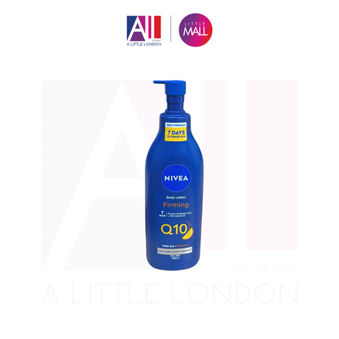 [BẬT NẮP] Dưỡng thể trắng da chống lão hoá, da khô Nivea Rich Body Lotion Firming Q10 + Vitamin C Dry Skin 400ml (Bill Anh)