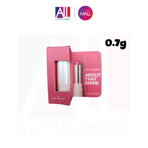 Son dưỡng Sephora About That Shine Sheer Shine Lipstick 07- Rose Refraction 0.7g (BillAnh)