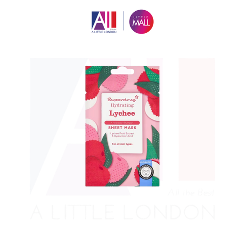 Mặt nạ thải độc Superdrug Lychee Sheet Mask 18ml (Bill Anh)