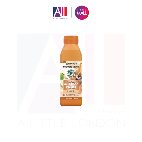 [CẬN DATE] Dầu gội phục hồi tóc hư tổn Garnier Hair Food Papaya & Coconut Shampoo 350ml T3.27(Bill Anh)
