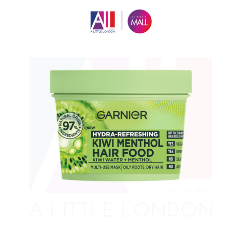Mặt nạ tóc Garnier Hair Food Kiwi Menthol Hair Mask 400ml (Bill Anh)