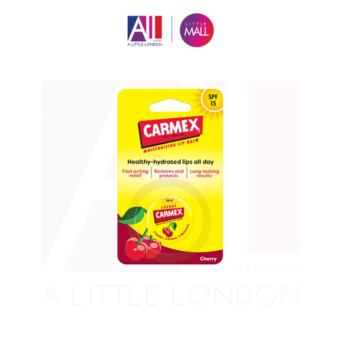 Son dưỡng chống nắng Carmex Cherry SPF15 Moisturising Lip Balm 7.5g (Bill Anh)